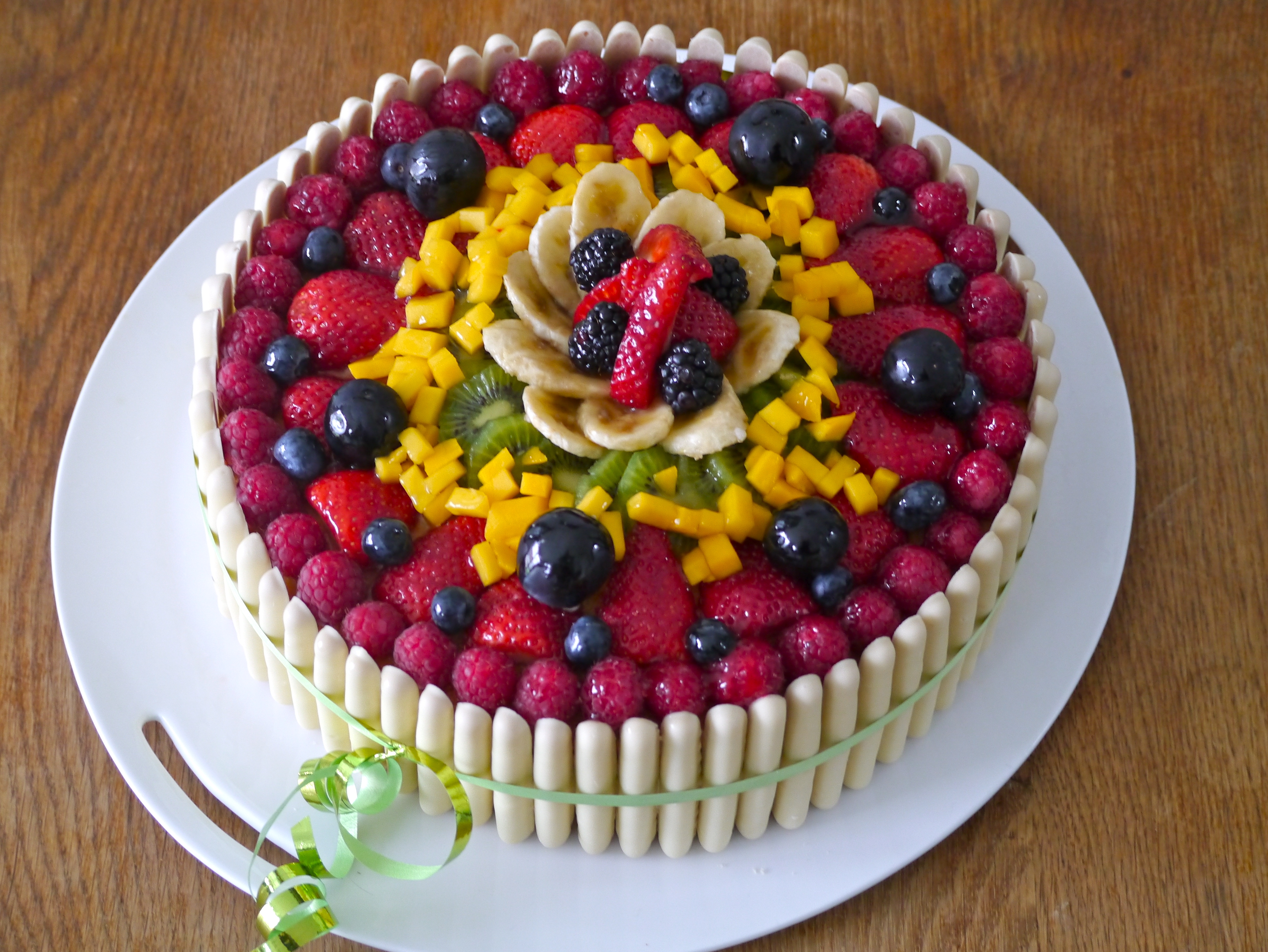 gateau anniversaire aux fruits - Gateau d anniversaire aux fruits Recettes de cuisine Les 